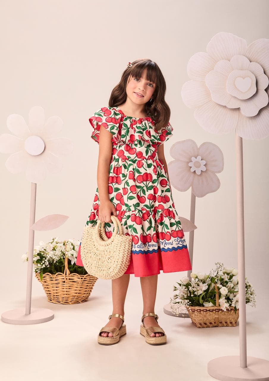 Vestido cerejas Momi